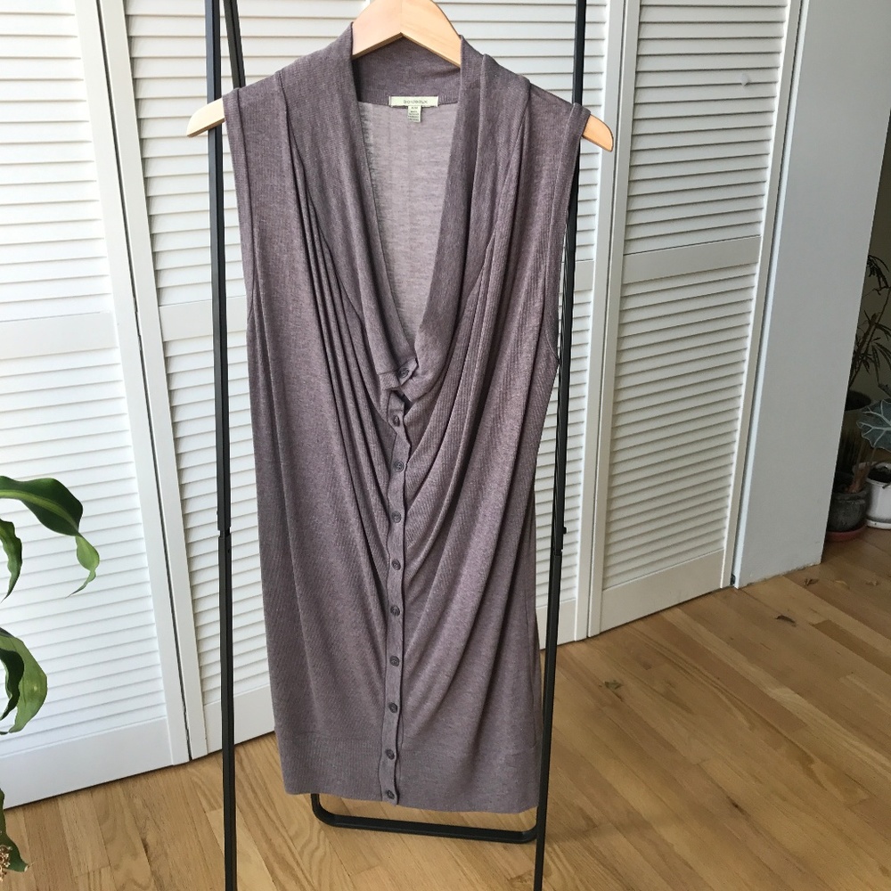Anthropologie: Bordeaux Cowl Neck Dress